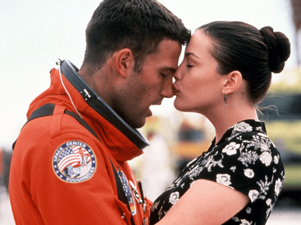 Ben Affleck e Liv Tyler em Armageddon