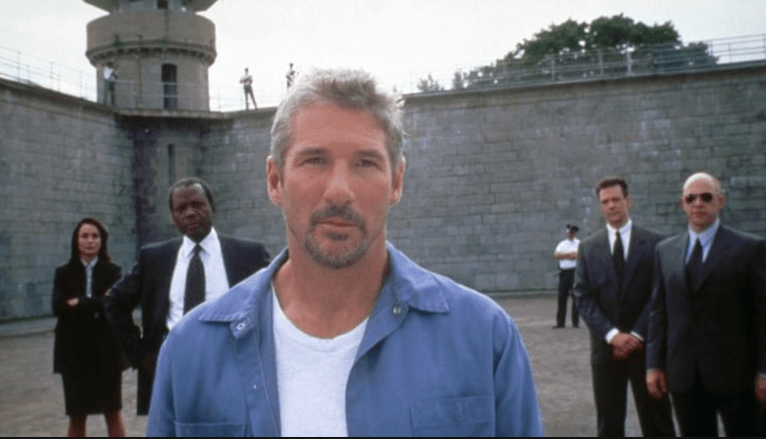 Richard Gere e Sidney Poitier em o chacal