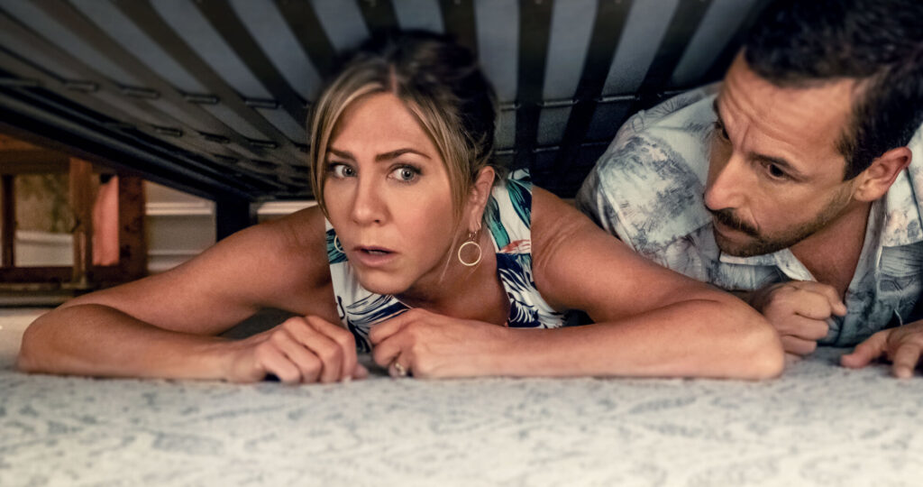 Adam Sandler e Jennifer Aniston em Mistério no mediterrâneo