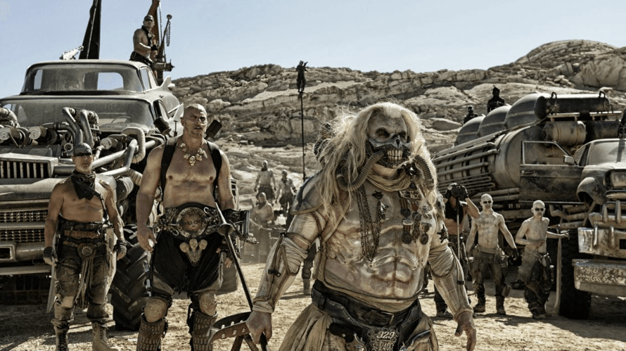 Imortal joe e seus seguidores em mad max: estrada da furia