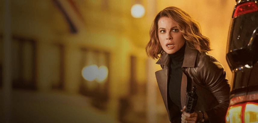 Kate Beckinsale como Avery Graves em Canary Black